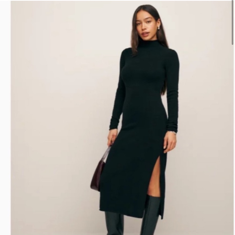 NWT Reformation Wallis Cashmere Midi Dress